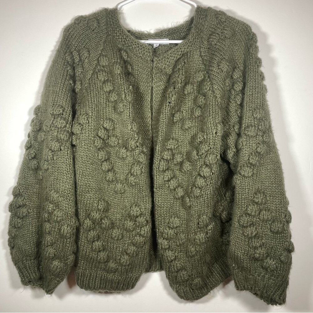 Favlux Hearts Chunky Open Sweater Size Small